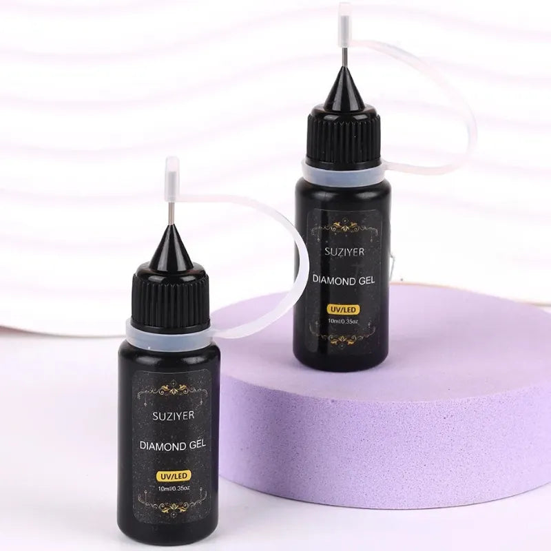 Pegamento para uñas con diamantes de imitación de 10 ml – Fijación fuerte - Lunna