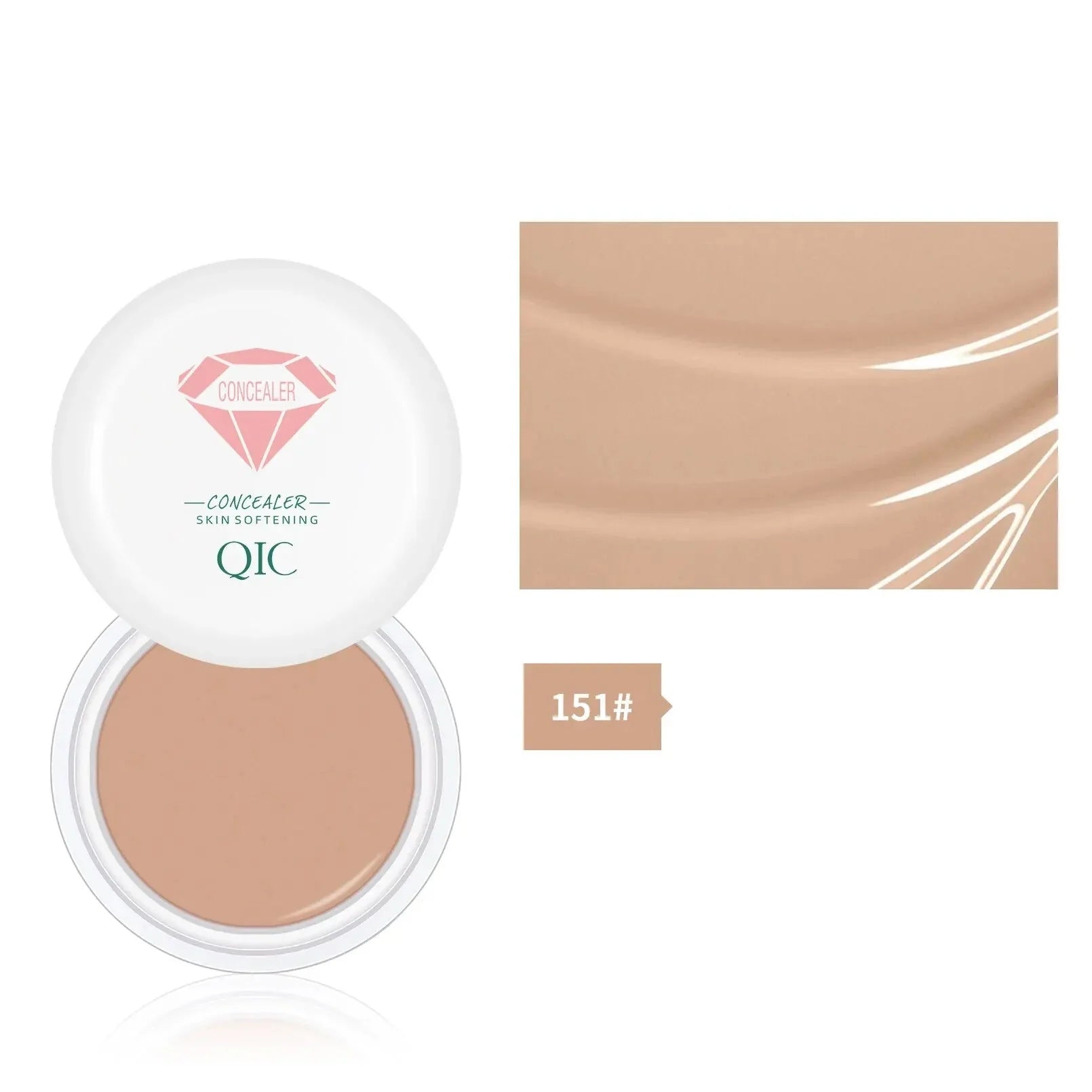 Corrector QIC de alta cobertura, duradero y resistente al agua