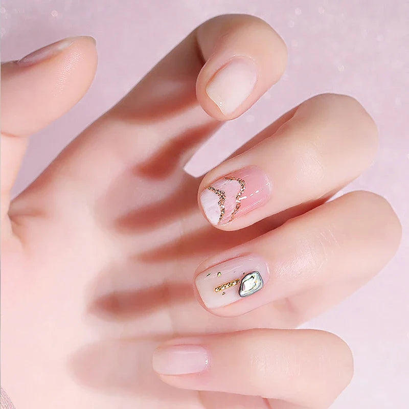 Base de gel UV para uñas color nude UNO JYJ 8 ml