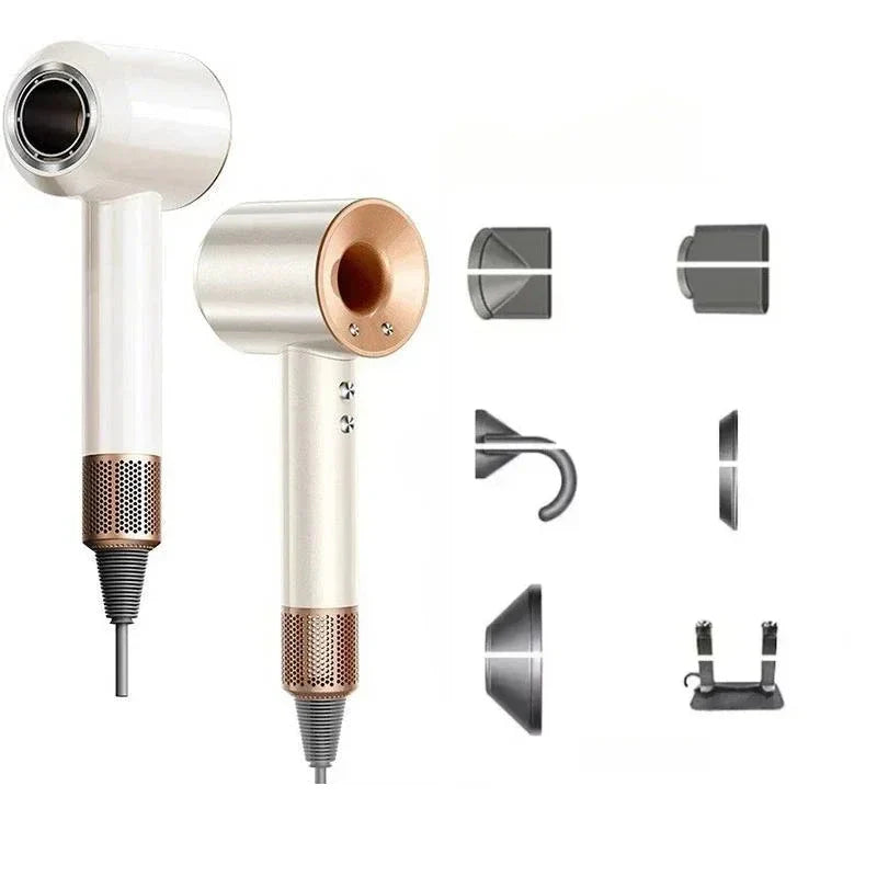 Secador de pelo 5 en 1 con tecnología iónica, aire caliente y frío - Lunna